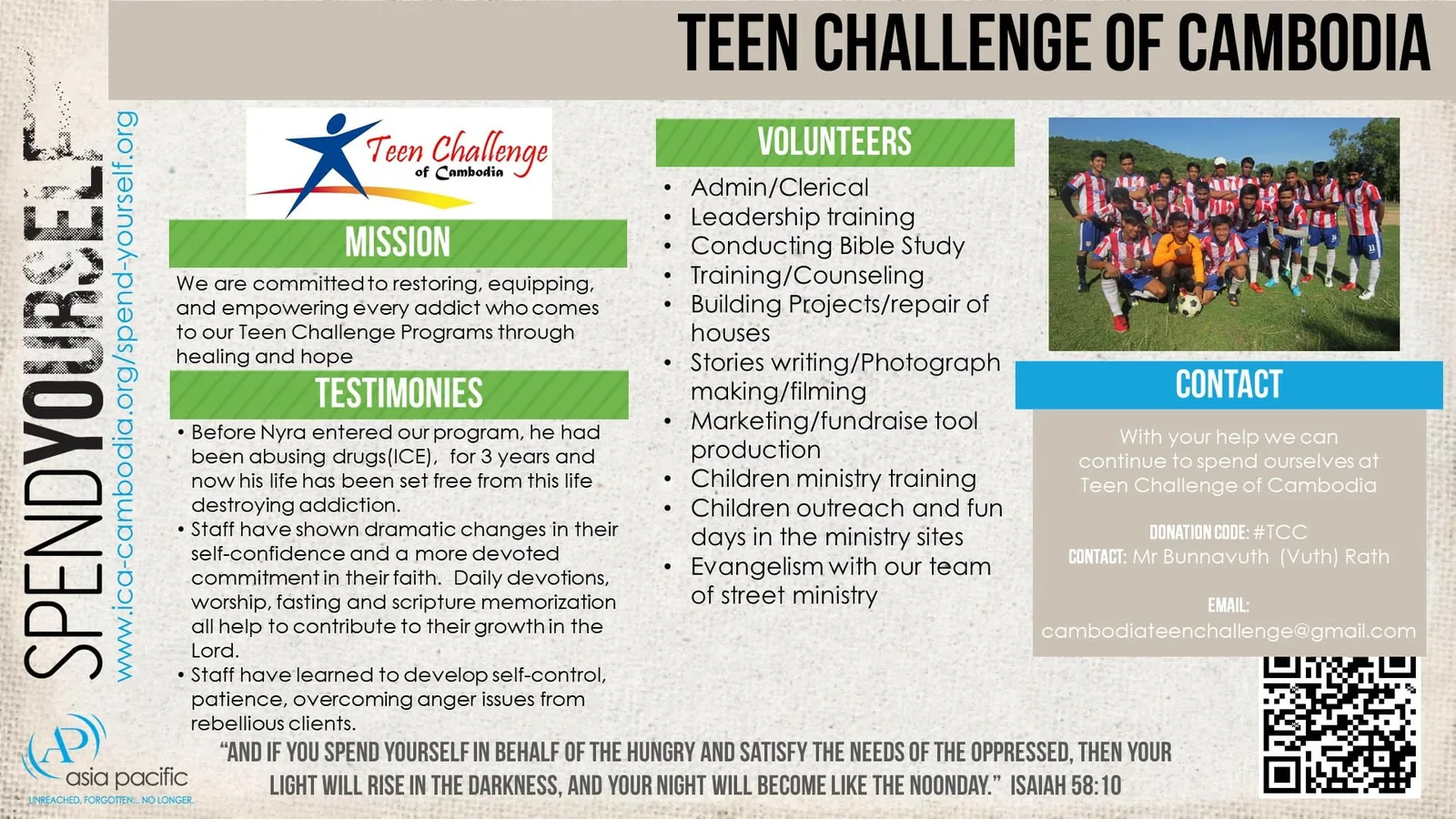 Teen Challenge of Cambodia