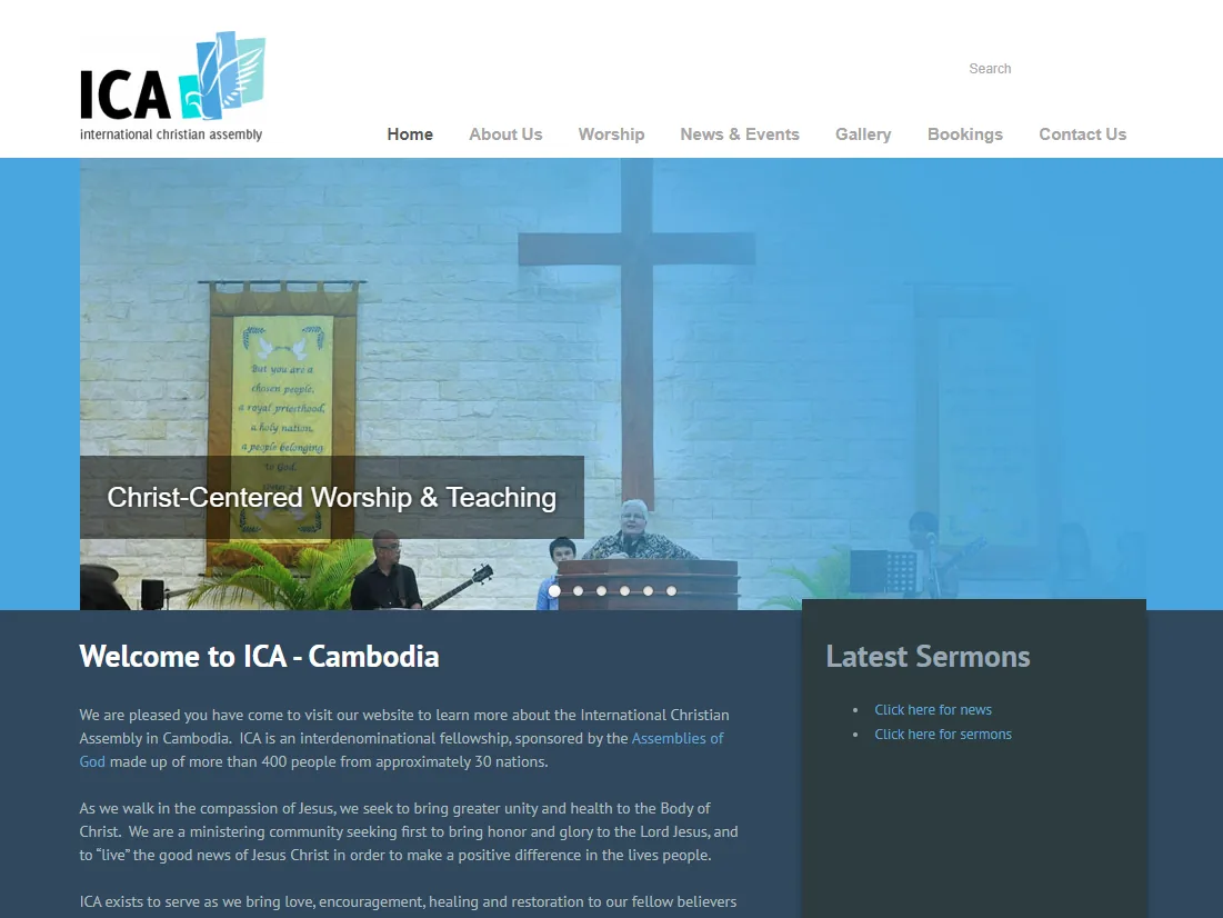ICA Church Website 2016 - Phnom Penh, Cambodia